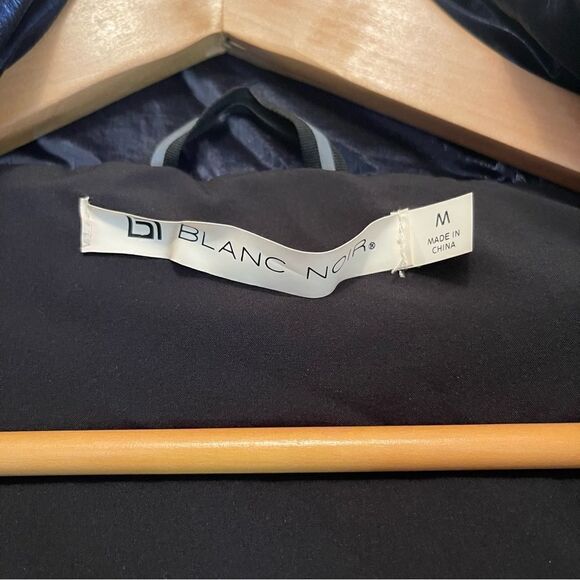 Blanc Noir Navy Reflective Puffer Jacket - Picture 9 of 12